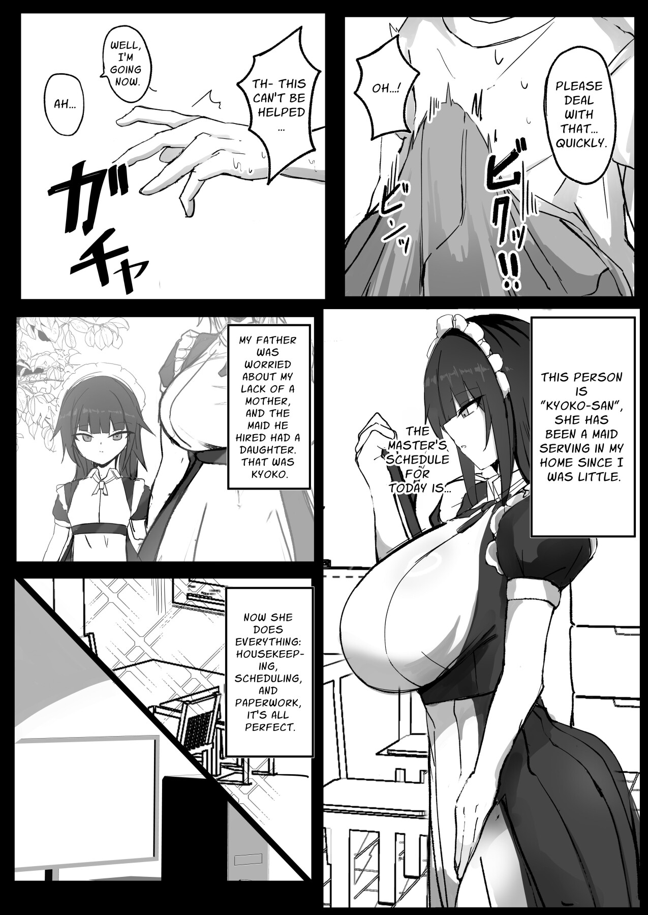 Hentai Manga Comic-I Am The Master of a J-Cup Busty Maid-Read-3